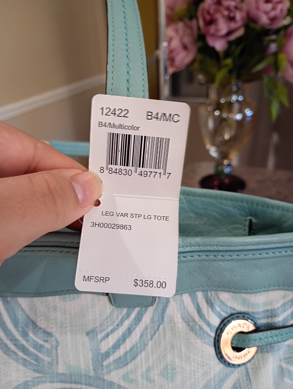 NWT Coach Audrey Signatute Op Art Swirl Tote - Picture 15 of 17